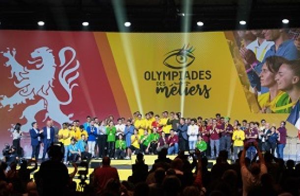 Ceremonie de remise des prix Olympiades des metiers Region Nouvelle-Aquitaine